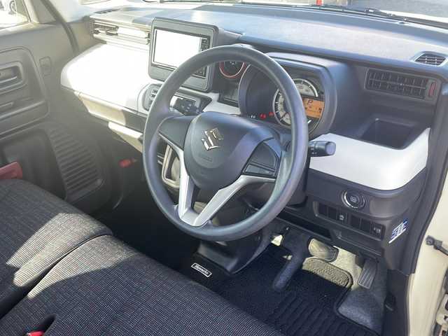 スズキ スペーシア HYBRID G 山口県 2018(平30)年 2.1万km シフォンアイボリーM ワンオーナー　/バックカメラ　/両側スライドドア　/Ｐａｎａｓｏｎｉｃ７型ナビ/AM/FM/CD/DVD/Bluetooth/iPod/スマートキー×２　/オートライト　/コーナーセンサー　/車線逸脱警報　/衝突被害軽減ブレーキ　/純正フロアマット/アイドリングストップ/ドアバイザー/取扱説明書/保証書