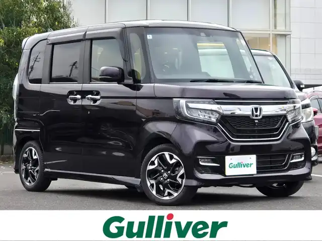 ホンダ Ｎ ＢＯＸ カスタム G L ターボ ホンダセンシング 鹿児島県 2020(令2)年 1.2万km プレミアムベルベットパープル・パール 純正8インチナビ/フルセグ/Bluetooth/バックカメラ/純正前後ドライブレコーダー/純正サンシェード内蔵大型ルーフコンソール/ホンダセンシング/両側パワースライドドア/ステアリングスイッチ/パドルシフト/ビルトインETC/リアサンシェード/LEDヘッドライト/フロントフォグランプ/スマートキー2本/プッシュスタート/純正ゴムフロアマット