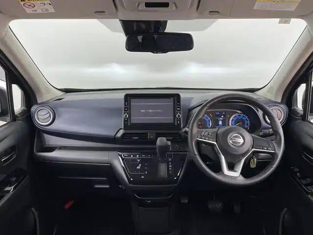 日産 デイズ ハイウェイスターG ターボ 大分県 2021(令3)年 4.2万km ブラック 純正ナビ/（フルセグ/Bluetooth/CD/DVD)/インテリジェントエマージェンシーブレーキ/アラウンドビューモニター/踏み間違い衝突防止アシスト/ハイビームアシスト/ステアリングスイッチ/純正アルミホイール/スマートキープッシュスタート/オートライト/LEDヘッドライト/電動格納ミラー