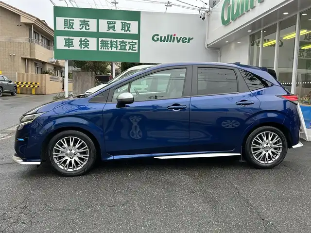 日産 ノート オーテック 愛知県 2021(令3)年 2.9万km オーロラフレアブルーパール ワンオーナー/純正ナビ/フルセグテレビ/Bluetooth/純正アルミホイール/プロパイロット/レザーシート/インテリジェントクルーズコントロール/インテリジェントエマージェシーーブレーキ/アラウンドビューカメラ/BSW 後側方車両検知警報/LDW/ビルトインETC/取説、保証書、スペアキー