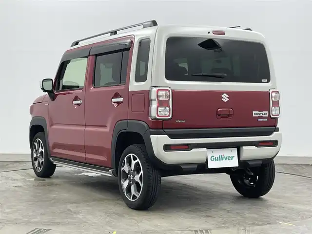 スズキ ハスラー Jスタイル Ⅱ 岡山県 2022(令4)年 1万km フェニックスレッドパール/ソフトベージュメタリック 純正９インチナビ/（CD/DVD/BT/USB/Carplay/フルセグ）/全方位カメラ/追従型クルーズコントロール/シートヒーター（運転席・助手席）/ＬＥＤヘッドライト/オートライト/オートハイビーム/LEDフォグランプ/ドライブレコーダー（前・後）/コーナーセンサー（後）/ルーフレール/純正フロアマット/純正15インチAW/踏み間違い防止/TVキャンセラー/ISOFIX/ステアリングスイッチ/チルトステアリング/シートリフター/シートバックテーブル/ウインカーミラー/ドアバイザー/取扱説明書/スマートキー×2