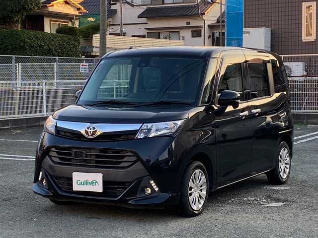 トヨタ タンク G S 熊本県 2017(平29)年 6.8万km ブラックマイカメタリック ワンオーナー/衝突軽減ブレーキ/社外ナビ/（CD・DVD・フルセグTV・SD）/バックカメラ/ETC/ドライブレコーダー/両側パワースライドドア/クルーズコントロール/オートライト/フォグライト/横滑り防止装置/ウィンカーミラー/純正フロアマット/純正ドアバイザー/新車保証書/取扱説明書/スマートスペアキー×1本