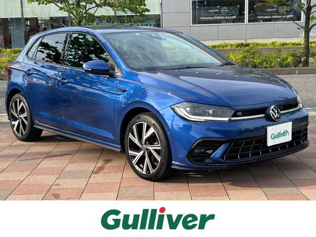 フォルクスワーゲン ＶＷ ポロ TSI Rライン 福島県 2022(令4)年 1.7万km リーフブルーメタリック 純正ナビゲーション/【BT】/リビューカメラ/ビルトインETC/ドライブレコーダー/レーンキープアシストシステム（Lane Assist）/プリクラッシュブレーキシステム（Front Assist）/ドライバー疲労検知システム/（Fatigue Detection System）/パークディスタンスコントロール（フロント・リア）/レーンチェンジアシスト/同一車線内全車速運転支援システム/駐車支援システム/プロアクティブオキュパントプロテクション/ブラインドスポットモニター/ステアリングリモコン/LEDオートライト/LEDフォグランプ/置くだけ充電/純正フロアマット