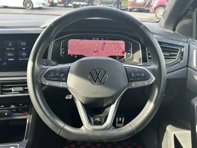 フォルクスワーゲン ＶＷ ポロ TSI Rライン 福島県 2022(令4)年 1.7万km リーフブルーメタリック 純正ナビゲーション/【BT】/リビューカメラ/ビルトインETC/ドライブレコーダー/レーンキープアシストシステム（Lane Assist）/プリクラッシュブレーキシステム（Front Assist）/ドライバー疲労検知システム/（Fatigue Detection System）/パークディスタンスコントロール（フロント・リア）/レーンチェンジアシスト/同一車線内全車速運転支援システム/駐車支援システム/プロアクティブオキュパントプロテクション/ブラインドスポットモニター/ステアリングリモコン/LEDオートライト/LEDフォグランプ/置くだけ充電/純正フロアマット