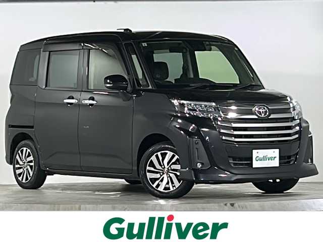トヨタ ルーミー カスタムG 広島県 2021(令3)年 3.1万km ブラックマイカメタリック 純正ディスプレイオーディオ/フルセグTV/Apple CarPlay/バックカメラ/両側パワースライドドア /レーダークルーズコントロール/電子パーキング/LEDオートライト/ステアリングスイッチ/シートヒーター /アイドリングストップ/コーナーセンサー /純正アルミホイール/純正フロアマット/純正ドアバイザー/スマートキー/スペアキー /プッシュスタート