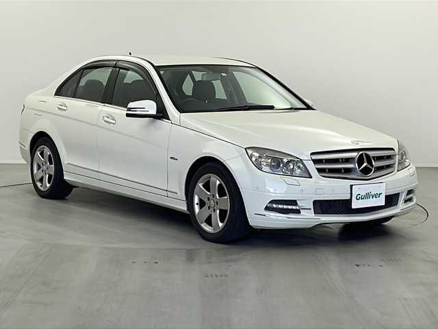 メルセデス・ベンツ Ｃ２００ CGI Bエフィシェンシー 栃木県 2010(平22)年 10万km 白 純正ナビ/AM FM CD ワンセグTV/ETC/ドライブレコーダー/オートライト/オートエアコン/コーナーセンサー/純正アルミホイール/純正マット/電動格納ミラー/プッシュスタート/スマートキー×2