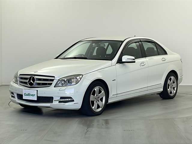 メルセデス・ベンツ Ｃ２００ CGI Bエフィシェンシー 栃木県 2010(平22)年 10万km 白 純正ナビ/AM FM CD ワンセグTV/ETC/ドライブレコーダー/オートライト/オートエアコン/コーナーセンサー/純正アルミホイール/純正マット/電動格納ミラー/プッシュスタート/スマートキー×2
