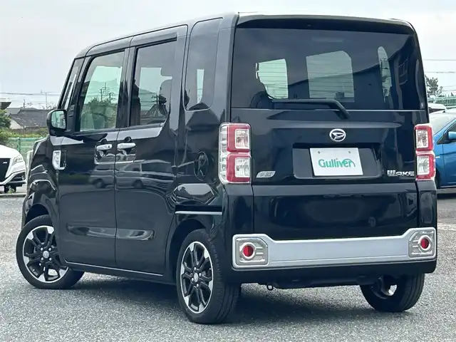 ダイハツ ウェイク G SA 熊本県 2014(平26)年 4.4万km ブラックマイカメタリック 社外メモリナビ（AVN-SZ04iW）/・ＡＭ/ＦＭ/ＣＤ/ＤＶＤ/Ｂｌｕｅｔｏｏｔｈ/・フルセグテレビ/衝突軽減ブレーキ/両側パワースライド/ドライブレコーダー/ETC/ＬＥＤヘッドライト/オートエアコン/オートライト/スマートキー/スペアキー/プッシュスタートボタン/純正15インチアルミホイル/純正フロアマット/保証書