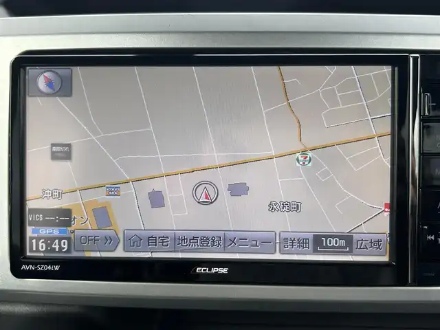 ダイハツ ウェイク G SA 熊本県 2014(平26)年 4.4万km ブラックマイカメタリック 社外メモリナビ（AVN-SZ04iW）/・ＡＭ/ＦＭ/ＣＤ/ＤＶＤ/Ｂｌｕｅｔｏｏｔｈ/・フルセグテレビ/衝突軽減ブレーキ/両側パワースライド/ドライブレコーダー/ETC/ＬＥＤヘッドライト/オートエアコン/オートライト/スマートキー/スペアキー/プッシュスタートボタン/純正15インチアルミホイル/純正フロアマット/保証書