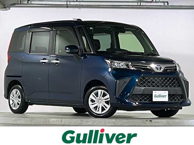 トヨタ ルーミー G 広島県 2020(令2)年 1.9万km レーザーブルークリスタルシャイン 純正ナビ/CD/DVD/DTV/Bluetooth/バックカメラ/両側パワースライドドア /シートヒーター /ステアリングスイッチ/コーナーセンサー /アイドリングストップ/LEDオートライト/ビルトインETC/スマートキー/スペアキー /フロアマット /純正ドアバイザー