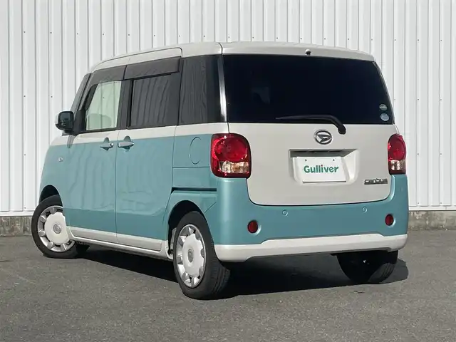 ダイハツ ムーヴ キャンバス X LTD SA Ⅱ 福岡県 2017(平29)年 6.9万km パールホワイトⅢ/ファインミントメタリック 2トーン スマートアシストＩＩ/衝突軽減/車線逸脱警報/社外ナビ（ＣＮ－Ｓ３１０ＷＤ）/フルセグTV/CD/DVD/BT/SD/AM/FM/バックカメラ/両側パワースライドドア/アイドリングストップ/ステアリングリモコン/スマートキー/プッシュスタート/ＬＥＤオートライト/電格ミラー/ヘッドライトレベライザー