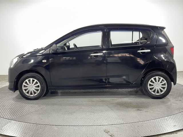 ダイハツ ミラ イース L SAⅢ 広島県 2019(令1)年 2.4万km ブラックマイカメタリック 社外ナビ　/フルセグTV/オートハイビーム　/オートライト　/衝突軽減ブレーキ　/踏み間違い防止　/コーナーセンサー　/社外フロアマット　/スマートキー　/Bluetooth　/アイドリングストップ/ドライブレコーダー　/純正１３インチホイールキャップ/エアバック（運転席/助手席）