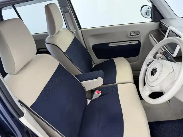 スズキ ラパン モード 福島県 2019(平31)年 5.7万km ノクターンブルーパール/ホワイト 2トーンルーフ 純正ＳＤナビ　/(フルセグＴＶ/ＤＶＤ/ＣＤ/ＢＴ) /シートヒーター　　/衝突軽減システム　/横滑り防止装置　/純正LEDヘッドライト　/純正フロアマット　/ドアバイザー　/スマートキー　/ＡＡＣ　/アイドリングストップ