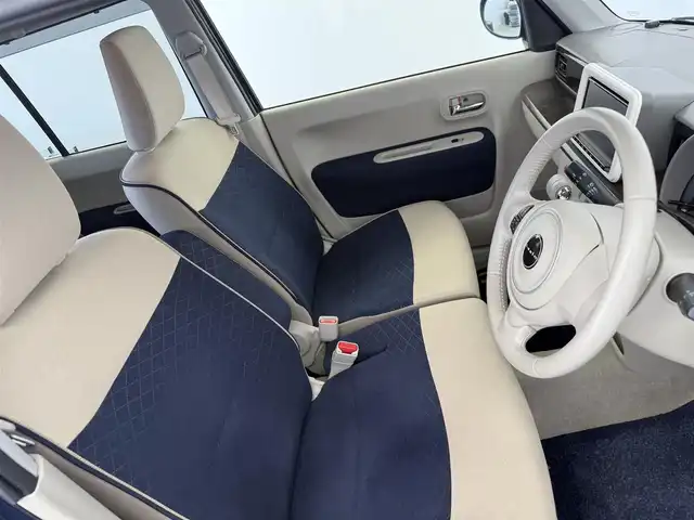 スズキ ラパン モード 福島県 2019(平31)年 5.7万km ノクターンブルーパール/ホワイト 2トーンルーフ 純正ＳＤナビ　/(フルセグＴＶ/ＤＶＤ/ＣＤ/ＢＴ) /シートヒーター　　/衝突軽減システム　/横滑り防止装置　/純正LEDヘッドライト　/純正フロアマット　/ドアバイザー　/スマートキー　/ＡＡＣ　/アイドリングストップ
