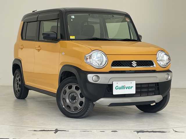 スズキ ハスラー G 沖縄県 2019(平31)年 8.1万km アクティブイエロー/ブラック2トーンルーフ ケンウッドナビ　【MDV-D407BTW】/　（ＴＶ　Ｂｌｕｅｔｏｏｔｈ　DVD　CD）/ドライブレコーダー　/プッシュスタート　/スマートキー　/ＬＥＤヘッドライト　/シートヒーター　/アイドリングストップ　/オートエアコン　/パワーウィンドウ　/パワーステアリング