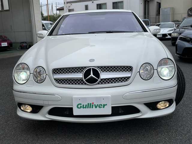 メルセデス・ベンツ ＣＬ５５ 神奈川県 2003(平15)年 2.3万km アラバスターホワイト 左ハンドル/サンルーフ/黒革シート/社外20インチAW/社外グリル/純正エアサスペンション/社外ナビ・地デジTV/社外CD/DVD/SD/MSV/BT再生/BOSEスピーカー/前席パワーシート/前席シートヒーター/エアシート/ABC SPORT/左右ドアイージークローザー/電動トランク/コーナーセンサー/HIDライト/ステアリングシフト/キーレス/保証書・取説あり