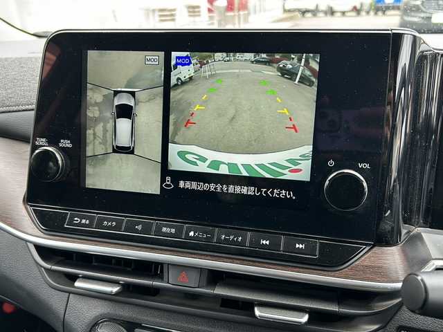 日産 オーラ G FOUR レザーエディション 福島県 2023(令5)年 4.7万km ミッドナイトブラック/サンライズカッパー 日産コネクトナビ　全周囲Ｃ　プロパイロット　ＢＯＳＥパーソナルサウンド　デジタルミラー　フルセグ　ＦＲエアロ　ドラレコ　ＨＤＭＩ　黒革シートヒーター　Ｑｉ充電　ステアヒーター　積込スタッドレス付ＡＷ