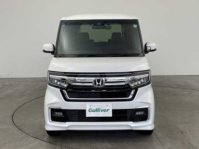 ホンダ Ｎ ＢＯＸ カスタム L ターボ 兵庫県 2021(令3)年 7.3万km プラチナホワイトパール ・社外ナビ/CD/DVD/BT/TV/・バックカメラ/・ホンダセンシング/・衝突軽減ブレーキ/・レーンキープアシスト/・レーダークルーズコントロール/・アイドリングストップ/・後方コーナーセンサー/・前方ドラブレコーダー/・両側パワースライドドア/・LEDオートライト/・オートマチックハイビーム/・パドルシフト/・ステアリングリモコン/・ETC/・純正１５インチアルミホイール/・スマートキー/・プラズマクラスター/・プッシュスタート/・w＋サイドエアバッグ/・カーテンエアバッグ