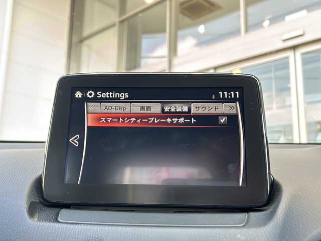 マツダ デミオ 13Sテーラードブラウン 静岡県 2017(平29)年 3.6万km ソウルレッドプレミアムメタリック 専用インテリア/【主要装備】/純正ナビ　/ステアリングスイッチ　/ヘッドアップディスプレイ　/シートヒーター　/ドライブレコーダー　/スマートシティブレーキサポート　/スマートキー　/プッシュスタート　/スペアキー有り　/オートライト　/ＥＴＣ/純正15インチアルミ