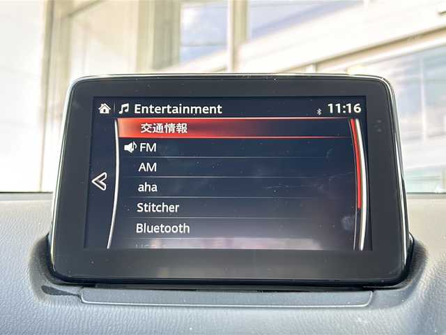 マツダ デミオ 13Sテーラードブラウン 静岡県 2017(平29)年 3.6万km ソウルレッドプレミアムメタリック 専用インテリア/【主要装備】/純正ナビ　/ステアリングスイッチ　/ヘッドアップディスプレイ　/シートヒーター　/ドライブレコーダー　/スマートシティブレーキサポート　/スマートキー　/プッシュスタート　/スペアキー有り　/オートライト　/ＥＴＣ/純正15インチアルミ