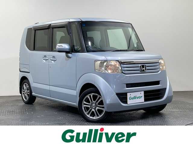 ホンダ Ｎ ＢＯＸ G Lパッケージ 愛媛県 2013(平25)年 6.2万km アイスブルーメタリック 純正ナビ（VXM-128VS）/ワンセグTV/バックカメラ/片側電動スライドドア/純正１４インチアルミホイール/純正フロアマット/スマートキー/プッシュスタート