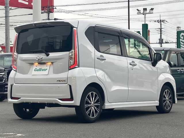 ダイハツ ムーヴ カスタム X VS SAⅢ 静岡県 2023(令5)年 0.8万km シャイニングホワイトパール エンジンスタートボタン/パワーステアリング/パワーウィンドウ/アイドリングストップ/スマートキー/オートエアコン/全方位カメラ/8インチメモリナビ（CD/DVD/BT/フルセグ）/ベンチシート/フロアマット/D席シートヒーター/純正アルミホイール/ABS/横滑り防止装置/レーンキープアシスト/コーナーセンサー/盗難防止装置/オートライト/オートマチックハイビーム/LEDヘッドライト/Wエアバック/衝突軽減システム