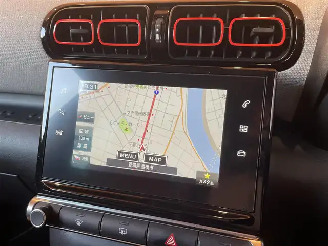 シトロエン シトロエン Ｃ３ エアクロス シャイン 愛知県 2019(令1)年 2.9万km 黒 純正ナビ/AppleCarPlay/フルセグTV/Bluetooth/バックカメラ/ETC/クルーズコントロール/レーンキープ/ブラインドスポットモニター/ワイヤレスチャージ/純正16インチアルミホイール/プッシュスタート/ルーフレール/LEDヘッドライト