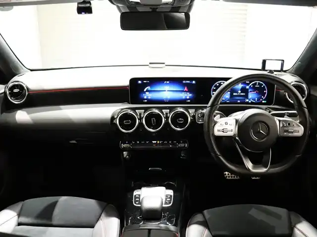 メルセデス・ベンツ Ａ２００ｄ AMGライン 静岡県 2019(令1)年 3.9万km コスモスブラック 純正ナビ/フルセグTV/パドルシフト/インテリジェントライトシステム/社外レーダー/ACC/BSM/LKA/ドラレコ/LEDヘッドライト/シートキネティクス/ワイヤレス充電
