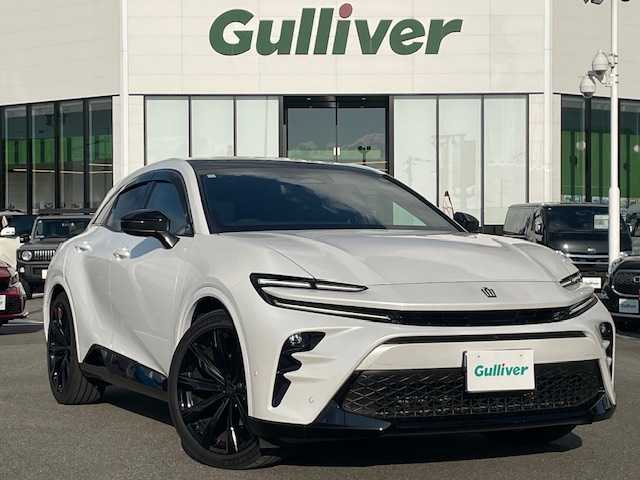 トヨタ クラウン スポーツ Z 長崎県 2023(令5)年 2.7万km プレシャスホワイトパール 純正メーカーナビ/BT/USB/Mira cast/フルセグTV/パノラミックビューモニター/パノラマサンルーフ/ブラックレザーシート/前席パワーシート/D席メモリーシート/前席シートヒーター/エアーシート/トヨタチームメイト/トヨタセーフティセンス/レーダークルーズコントロール/デジタルインナーミラー/ブラインドスポットモニター/純正21インチAW/ビルトインETC