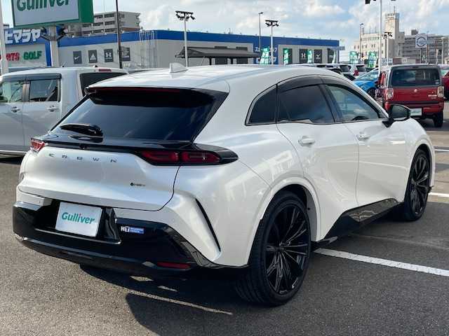 トヨタ クラウン スポーツ Z 長崎県 2023(令5)年 2.7万km プレシャスホワイトパール 純正メーカーナビ/BT/USB/Mira cast/フルセグTV/パノラミックビューモニター/パノラマサンルーフ/ブラックレザーシート/前席パワーシート/D席メモリーシート/前席シートヒーター/エアーシート/トヨタチームメイト/トヨタセーフティセンス/レーダークルーズコントロール/デジタルインナーミラー/ブラインドスポットモニター/純正21インチAW/ビルトインETC