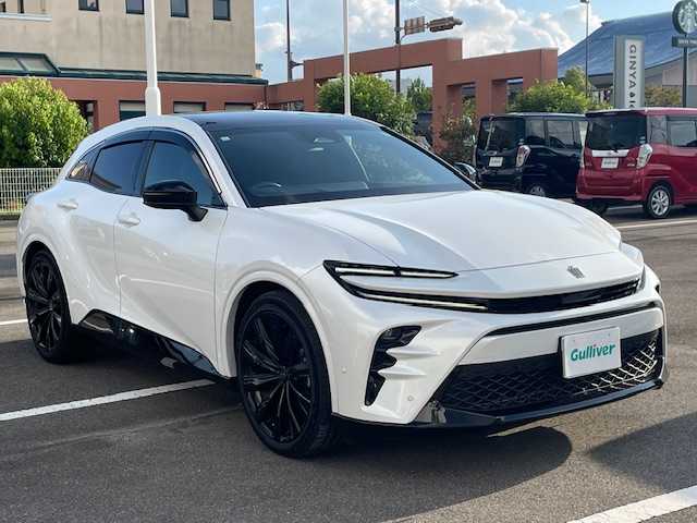 トヨタ クラウン スポーツ Z 長崎県 2023(令5)年 2.7万km プレシャスホワイトパール 純正メーカーナビ/BT/USB/Mira cast/フルセグTV/パノラミックビューモニター/パノラマサンルーフ/ブラックレザーシート/前席パワーシート/D席メモリーシート/前席シートヒーター/エアーシート/トヨタチームメイト/トヨタセーフティセンス/レーダークルーズコントロール/デジタルインナーミラー/ブラインドスポットモニター/純正21インチAW/ビルトインETC