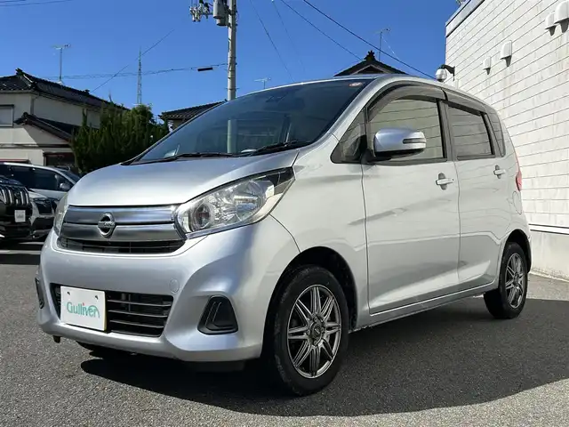 日産 デイズ X 山形県 2017(平29)年 3.7万km クールシルバー オーディオ/FM/AM/DVD/横滑り防止装置/衝突軽減ブレーキ/アイドリングストップ/スマートキー/スペアキー/ダブルエアバック/プッシュスタート/純正マット/純正バイザー/AUTOエアコン