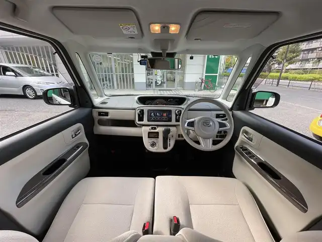 ダイハツ ムーヴ キャンバス G メイクアップ リミテッド　SAⅢ 東京都 2020(令2)年 2.7万km パールホワイトⅢ/スムースグレーマイカメタリック 2トーン ストライプスカラー/・ボディ色スムースグレーマイカメタリックツートーン/全方位カメラ/純正メモリナビ(NMZK-W72D)/(Bluetooth/フルセグTV/CD/DVD/USB/ipod)/前後方ドライブレコーダー(DRV-MR760)/両側パワースライドドア/寒冷地仕様/スマートアシスト/・衝突回避支援ブレーキ機能/・衝突警報機能/・車線逸脱警報機能/・誤発進抑制制御機能/・先行車発進お知らせ機能/・オートハイビーム/LEDヘッドランプ/アイドリングストップ/オートライト/オートエアコン/ETC/純正フロアマット/コーナーセンサー/保証書/取扱説明書/スペアキー