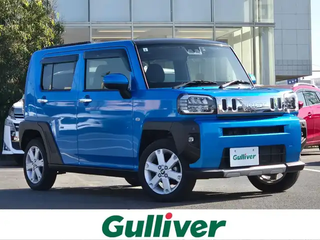 ダイハツ タフト G クロムベンチャー 鹿児島県 2021(令3)年 4.8万km スプラッシュブルーM 純正ＳＤナビ（ＮＳＺＮ－Ｙ７１ＤＳ）　/純正ドライブレコーダー　/パノラマルーフ　/ビルトインＥＴＣ　/Ｂｌｕｅｔｏｏｔｈオーディオ　/フルセグテレビ　/Ｄ＋Ｎ席シートヒーター　/パノラマモニター　/ルーフレール/前後コーナーセンサー/純正アルミホイール(15インチ)/横滑り防止装置/プッシュスタート/スマートキー/LEDヘッドライト/エアバック(W+サイド)