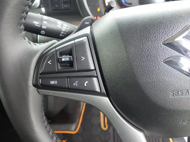スズキ スペーシア ギア HYBRID XZターボ 千葉県 2019(令1)年 2.5万km オフブルーメタリック/ガンメタリック2トーンルーフ スズキセーフティサポート/両側パワースライドドア/前席シートヒーター/社外メモリーナビ/地デジTV/【DVD/CD再生機能　Bluetooth接続】/全方位モニター/革巻きステアリング/ETC/LEDヘッドライト/フォグライト/ウインカーミラー/リアコーナーセンサー/携帯リモコン