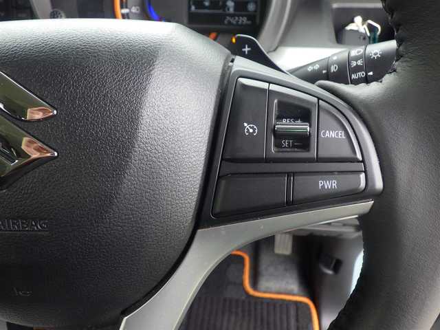 スズキ スペーシア ギア HYBRID XZターボ 千葉県 2019(令1)年 2.5万km オフブルーメタリック/ガンメタリック2トーンルーフ スズキセーフティサポート/両側パワースライドドア/前席シートヒーター/社外メモリーナビ/地デジTV/【DVD/CD再生機能　Bluetooth接続】/全方位モニター/革巻きステアリング/ETC/LEDヘッドライト/フォグライト/ウインカーミラー/リアコーナーセンサー/携帯リモコン