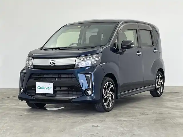 ダイハツ ムーヴ カスタム RS ハイパー SAⅢ 群馬県 2017(平29)年 4.6万km ブラックマイカメタリック/レーザーブルークリスタルシャイン 2トーン ダイヤトーンサウンドナビ７型Ｗ（ＣＤ．ＤＶＤ．ＢＴ．ＳＤ．ＯＳＢ．フルセグ）　Ｂモニター　スマアシ３　衝突軽減　レーンキープ　オートハイビーム　ＬＥＤヘッド　ＥＴＣ　シートヒーター　オートリトラクター　純正アルミ
