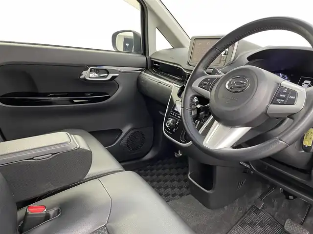 ダイハツ ムーヴ カスタム RS ハイパー SAⅢ 宮城県 2017(平29)年 4.6万km ブラックマイカメタリック/レーザーブルークリスタルシャイン 2トーン 純正ダイアトーンナビ/バックモニター/ETC/LEDヘッドランプ/ハーフレザーシート/シートヒーター/衝突軽減ブレーキ/レーンキープアシスト/オートハイビーム/フルセグTV/純正15インチAW/禁煙車