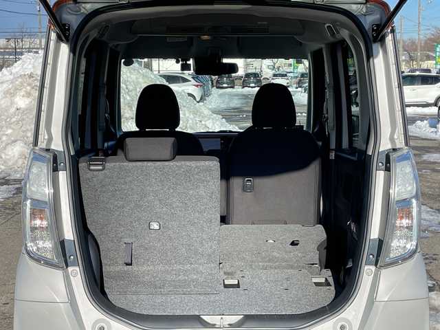 日産 デイズ ルークス ハイウェイスターX 道央・札幌 2018(平30)年 4.1万km プレミアムサンシャインオレンジ/エアグレー ４WD/純正SDナビ/AM/FM/BT/CD/SD/AUX/フルセグ/衝突被害軽減ブレーキ/横滑り防止装置/バックカメラ/フロントカメラ/サイドカメラ/全方位カメラ/ETC/ドライブレコーダー/アイドリングストップ/片側パワースライドドア/革巻きステアリング/ステアリングリモコン/レーダー探知機/プッシュスタート/スマートキー/LEDヘッドライト/オートライト/オートマチックハイビーム/フォグランプ/電動格納ミラー/ウィンカーミラー/純正フロアマット/ドアバイザー/スペアキー/社外エンジンスターター/社外AW付夏タイヤ積込/155/55/R14/2023年/山7mm