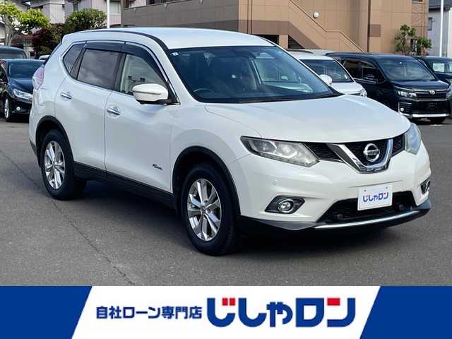 日産 エクストレイル ハイブリッド 20X エマージェンシーブレーキ 宮城県 2015(平27)年 10.2万km ブリリアントホワイトパール (株)IDOMが運営する【じしゃロン仙台店】の自社ローン専用車両になりますこちらは現金またはオートローンご利用時の価格です。自社ローンご希望の方は別途その旨お申付け下さい/エマージェンシーブレーキ/SDナビ/フルセグ/Bluetooth/アラウンドビュー/ETC/クリアランスソナー/LEDヘッドライト