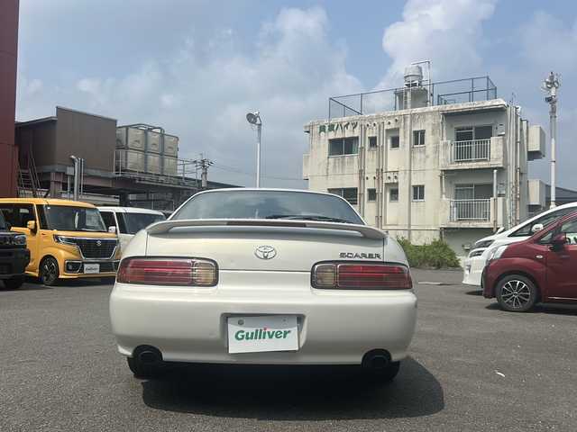トヨタ ソアラ 2．5GT－T 宮崎県 1998(平10)年 7.4万km ホワイトパールマイカ ワンオーナー/純正CD/CS/純正16インチアルミホイール/純正リアスポイラー/純正フォグランプ/革巻きステアリング/純正フロアマット/純正ＥＴＣ/電動格納ドアミラー