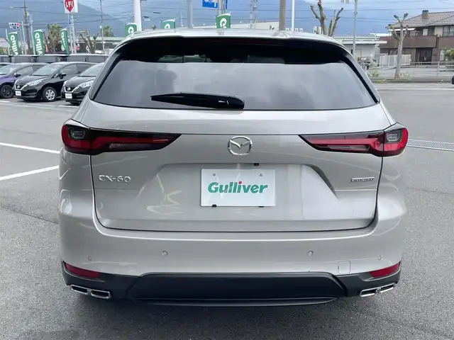 マツダ ＣＸ－６０ XD Sパッケージ 愛媛県 2023(令5)年 1.3万km プラチナクォーツメタリック 純正12.3型ナビ/全周囲カメラ/アダプティブクルーズコントロール/前後ドライブレコーダー/ブラインドスポットモニター/D席シートメモリー機能/電動リアゲート/ワイヤレス充電/クリアランスソナー/リバース連動サイドミラー/前席シートヒーター/ステアリングヒーター/ヘッドアップディズプレイ/電格ミラー/電動パーキングブレーキ/ステアリングヒーター/HDMI/タイプC入力端子/ETC/現状サマー(純正AW)(235/60/R18)/YOKOHAMA ADVAN V61/禁煙車