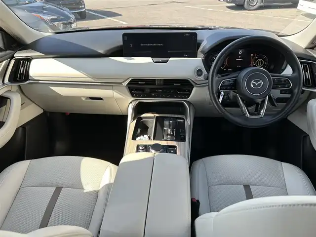 マツダ ＣＸ－６０ XD エクスクルーシブモード 長崎県 2023(令5)年 2.1万km ジェットブラックマイカ 純正ナビ(FM/AM/BT/TV)/プッシュスタート/スマートキー/ステアリングスイッチ/BOSEスピーカー/パドルシフト/アイドリングストップ/レーダークルーズコントロール/アラウンドビュー/サンルーフ/パワーバックドア/レザーシート/前席パワーシート/運転席シートメモリ/全席シートヒーター/ABS/LKA/クリアランスソナー/オートライト/オートマチックハイビーム/ダウンヒルアシスト/BSM/HUD/ISOFIX/SRSダブル・サイドエアバッグ/SRSカーテンエアバッグ