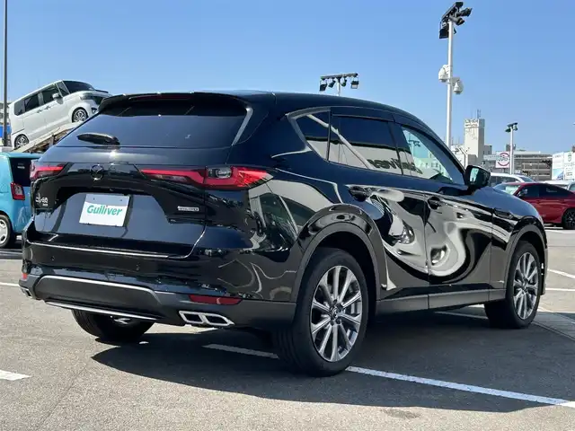 マツダ ＣＸ－６０ XD エクスクルーシブモード 長崎県 2023(令5)年 2.1万km ジェットブラックマイカ 純正ナビ(FM/AM/BT/TV)/プッシュスタート/スマートキー/ステアリングスイッチ/BOSEスピーカー/パドルシフト/アイドリングストップ/レーダークルーズコントロール/アラウンドビュー/サンルーフ/パワーバックドア/レザーシート/前席パワーシート/運転席シートメモリ/全席シートヒーター/ABS/LKA/クリアランスソナー/オートライト/オートマチックハイビーム/ダウンヒルアシスト/BSM/HUD/ISOFIX/SRSダブル・サイドエアバッグ/SRSカーテンエアバッグ