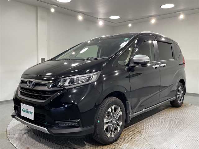 ホンダ フリード＋ ハイブリット クロスター 愛知県 2022(令4)年 7.8万km クリスタルブラックパール ワンオーナー/社外メモリナビ（AVIC-RL912）/・AM/FM/CD/DVD/Bluetooth/・フルセグテレビ/衝突軽減ブレーキ/レーンキープアシスト/追従付きクルーズコントロール/オートエアコン/オートライト/純正15インチアルミホイル/LEDヘッドライト/バックカメラ/クリアランスソナー/スマートキー/プッシュスタートボタン/スペアキー/シートヒーター（D席＋N席）/純正フロアマット/保証書/取扱説明書