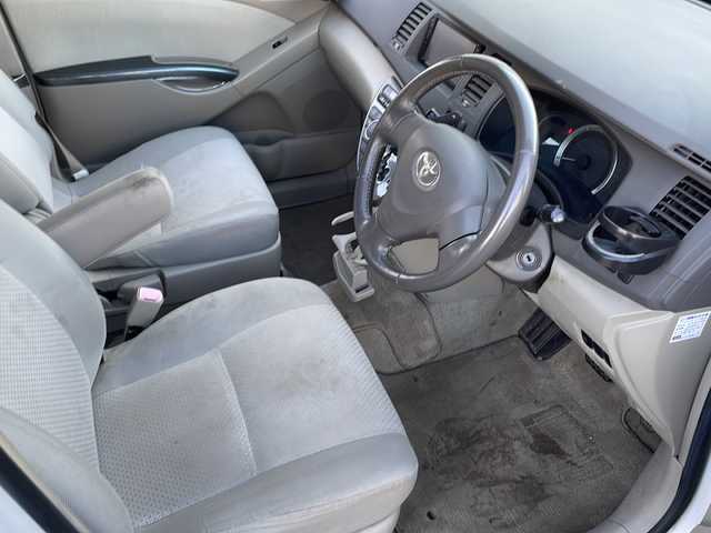 トヨタ アイシス プラタナ リミテッド 福島県 2008(平20)年 11.8万km ホワイトパールクリスタルシャイン 純正ナビ　ワンセグ　バックＣ　両側パワスラ　ＥＴＣ　パドルシフト　オートライト　電格ミラー　リモコンキー　スペアキー　ドアバイザー　フォグランプ　純正１６インチＡＷ装着　ＨＩＤヘッドライト　ＡＣＣ