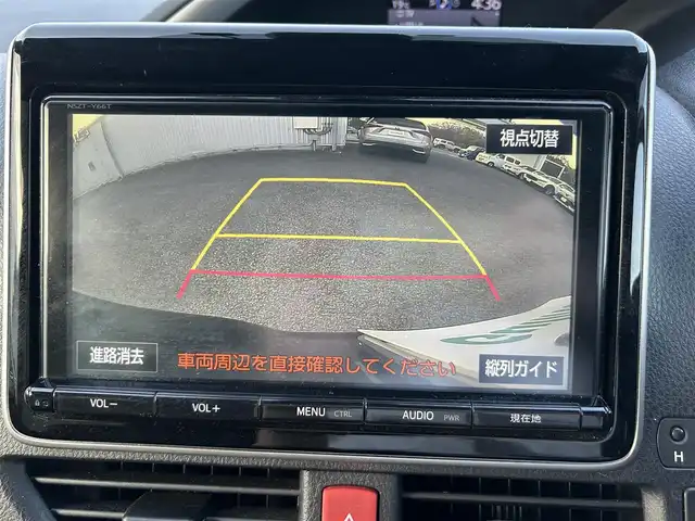 トヨタ ヴォクシー ZS 煌 静岡県 2018(平30)年 7.8万km ブラック ユーザー買取車両/ワンオーナー/純正SDナビ【NSZT-Y66T】/　フルセグTV/BT/純正16インチAW/クルーズコントロール/バックカメラ/ドライブレコーダー/アイドリングストップ/オートライト/オートマチックハイビーム/ETC/衝突軽減システム/USB端子/TVキャンセラー/プッシュスタート/スペアキー/フリップダウンモニター動作未確認