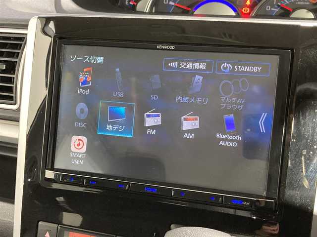 ダイハツ タント カスタム X トップED SA Ⅲ 大阪府 2018(平30)年 4.5万km パールホワイトⅢ 社外ナビ(フルセグ/DVD再生/Bluetooth) 衝突軽減 バックカメラ ETC 片側パワースライドドア シートヒーター レーンアシスト オートハイビーム 前後ドラレコ オートライト スマートキー