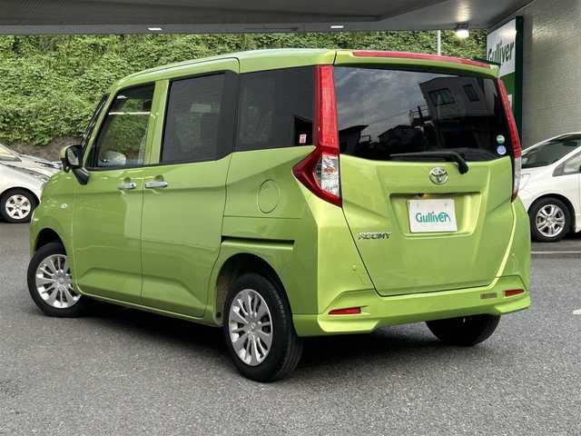 トヨタ ルーミー X S 神奈川県 2018(平30)年 1万km フレッシュグリーンメタリック ワンオーナー/純正メモリナビ/・ワンセグTV/CD/Bluetooth/バックカメラ/前ドライブレコーダー/スマートアシストII/・衝突警報機能/・衝突回避支援ブレーキ機能/・誤発信抑制制御機能/・後方誤発信抑制制御機能/・車線逸脱警報機能/・先行車発進お知らせ機能/・クルーズコントロール/・アイドリングストップ/片側パワースライドドア/前席シートヒーター/ビルトインETC/純正フロアマット/純正キセノンヘッドライト/イモビライザー/プッシュエンジンスタート/スマートキー×２/取扱説明書/新車時保証書