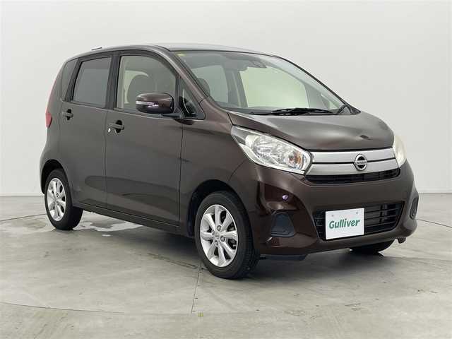 日産 デイズ X Vセレクション 富山県 2016(平28)年 5.9万km モカブラウンP 純正ナビ(AM/FM/CD/DVD/BT/USB)/フルセグTV/全方位カメラ/衝突軽減ブレーキ/横滑り防止装置/アイドリングストップ/ABS/純正AW/純正フロアマット/ハロゲンヘッドライト/電動格納ミラー/バニティミラー/スマートキー/取扱説明書/保証書